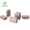 Segment de coupe de bloc et lame pour segments de diamant en granit